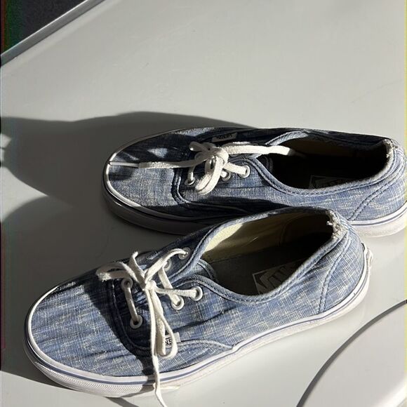 Classic Vans Unisex Blue Jean Style Sneakers - Timeless Style! Size 7.5 - Picture 12 of 14